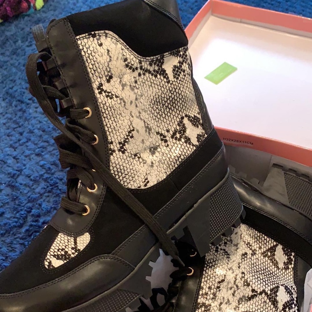 New Lug sole boots